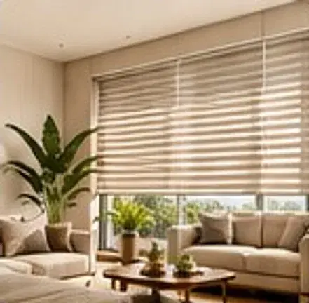 Living room styled by PS Blinds and Decor